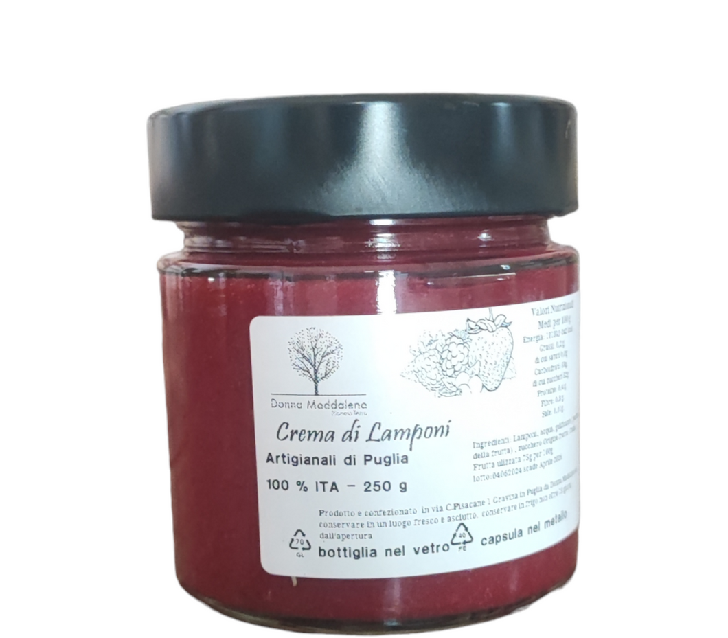 Crema ai lamponi 250g