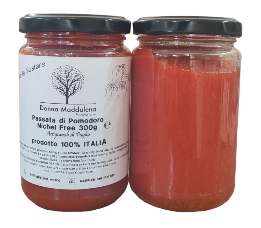 Passata di pomodoro nichel free 300 g